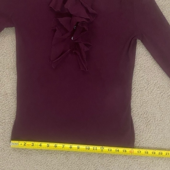 Lauren Ralph Lauren Women’s Large Ruffle Shirt - Picture 6 of 9